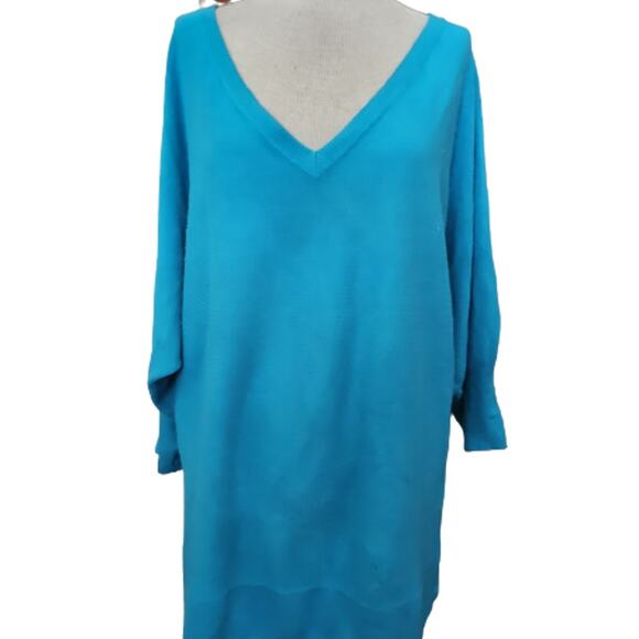 Blue V Neck Sweater Size XL - Picture 1 of 4
